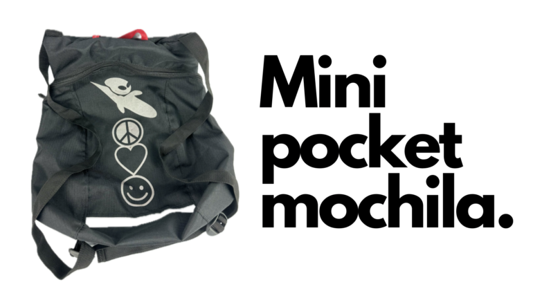 Mini Pocket que vira mochila.